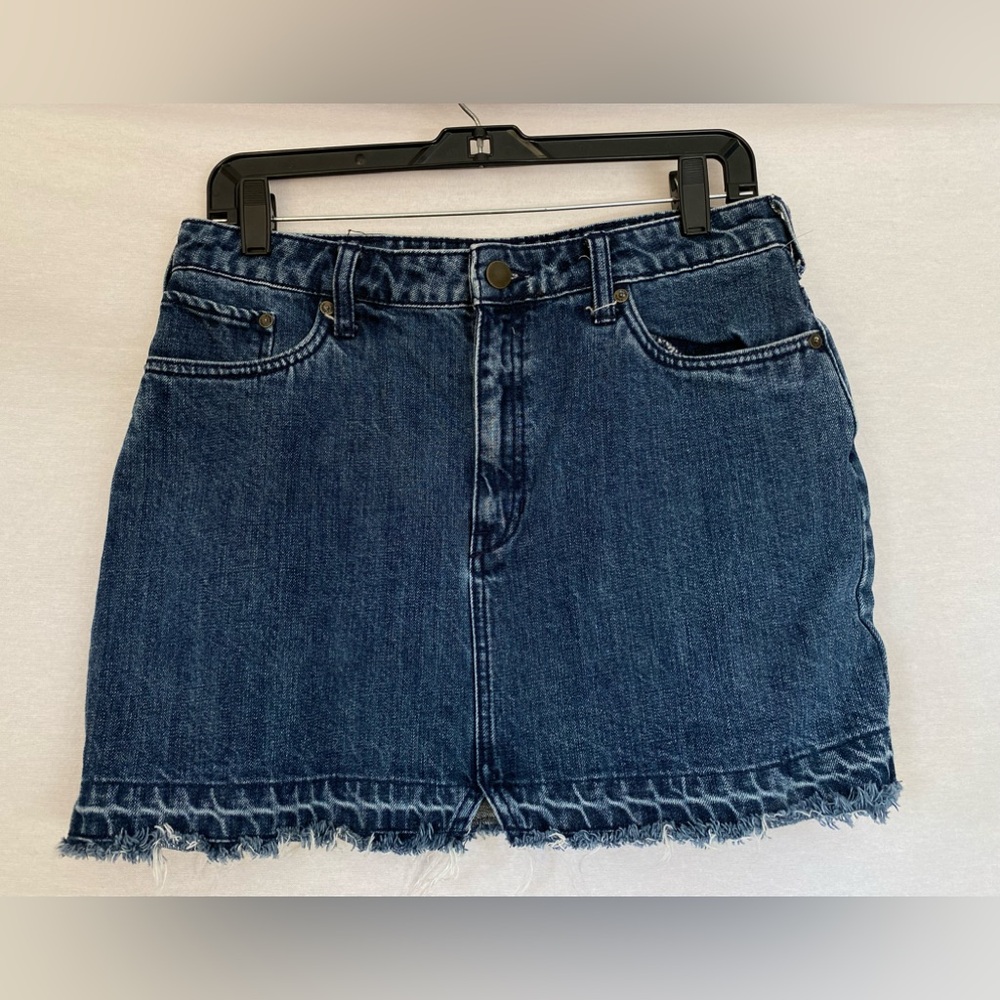 Free People Denim Mini Skirt